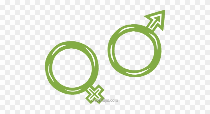 Male/female Symbols Royalty Free Vector Clip Art Illustration - Мужчина Женщина Пнг #1473640