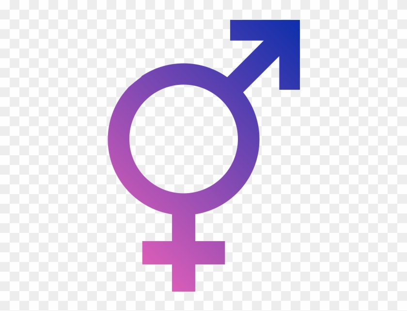The Two Distincitve Gender Signs, Mixed Together - Simbolo Del Hombre Y La Mujer #1473642