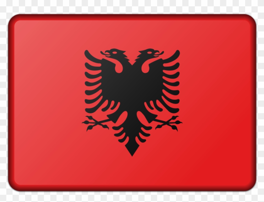 All Photo Png Clipart - Albanian Flag Black And White Png #1473755