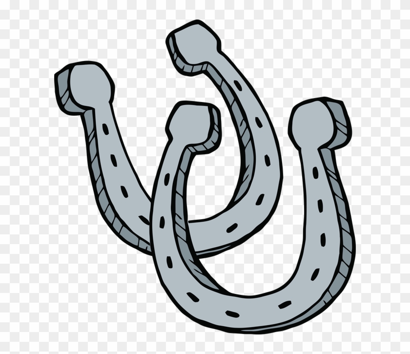 Vector Black And White Stock Horseshoe Cartoon Images - Clip Art Horseshoes #1473999