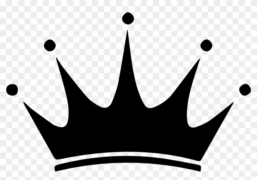Black Royal Crown Clipart Clip Art Stock - Crown Stickers #1474085