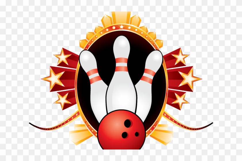 Monster Waves Clipart Bowling - Bowling Logo Png #1474115
