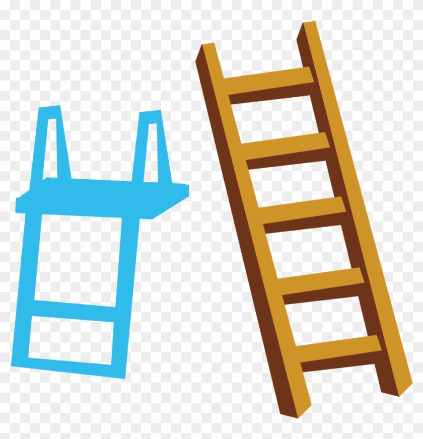 Clip Royalty Free Rope Ladder Clipart - Cái Thang Gỗ #1474186