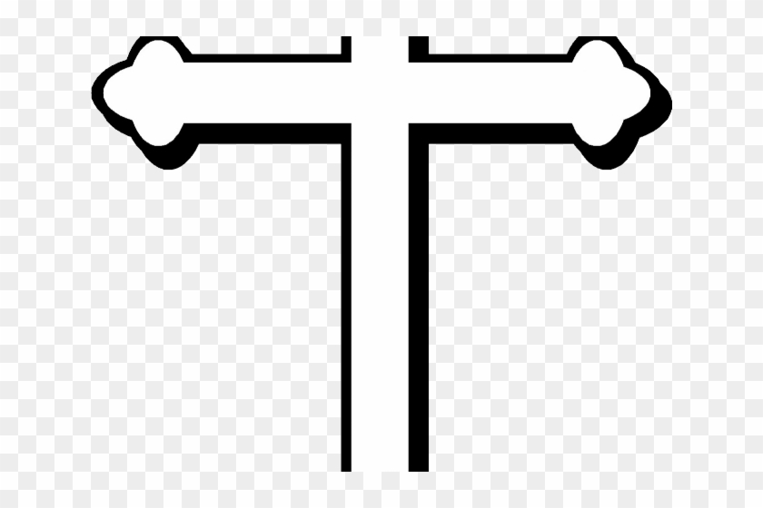 Christian Clipart Black And White - Clip Art Catholic Cross #1474204