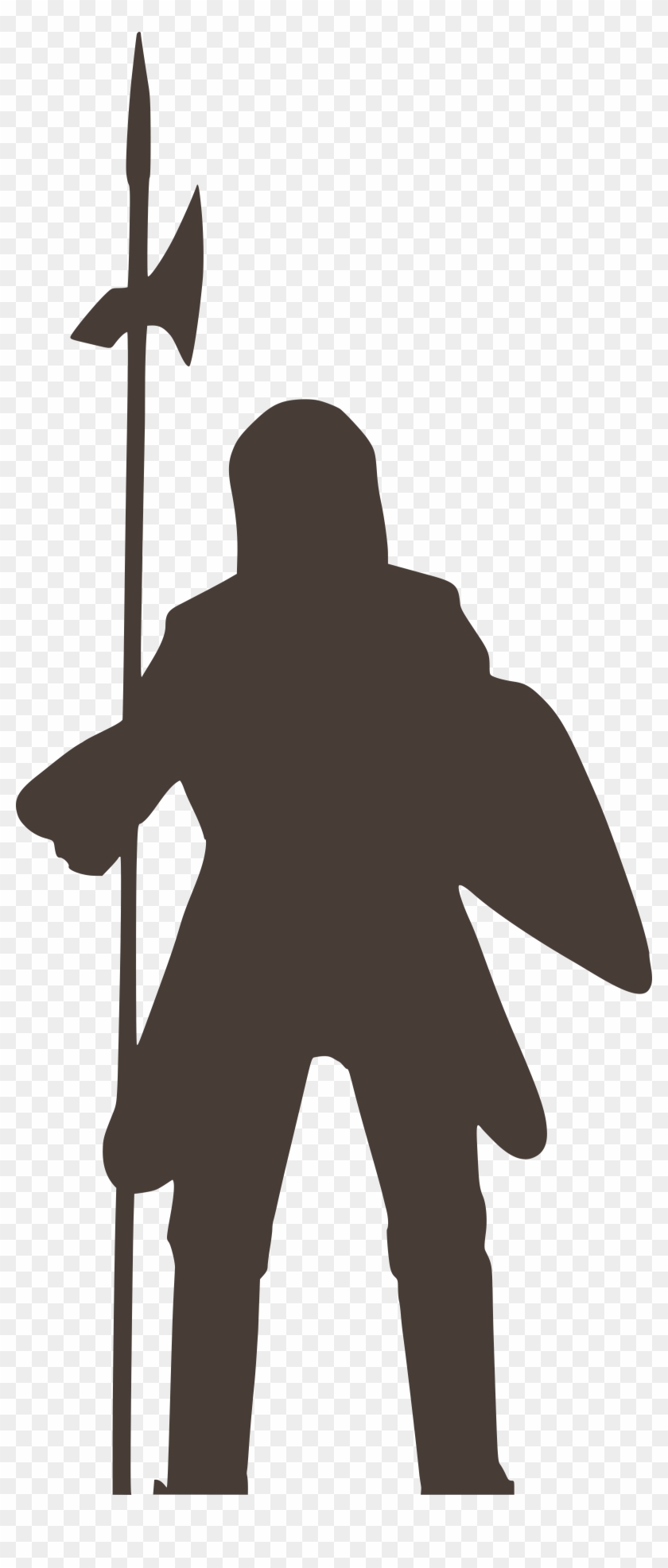Clipart - Knight Silhouette Transparent Background #1474220