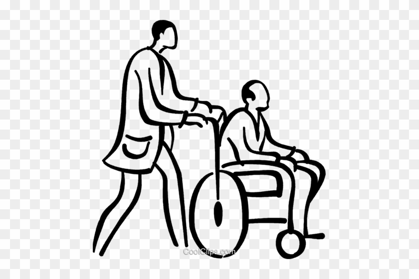 People With Disabilities Royalty Free Vector Clip Art - Handicapped People Pencil Drawing #1474223