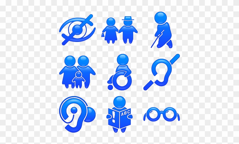 Search - Person With Disability Icon Png #1474231