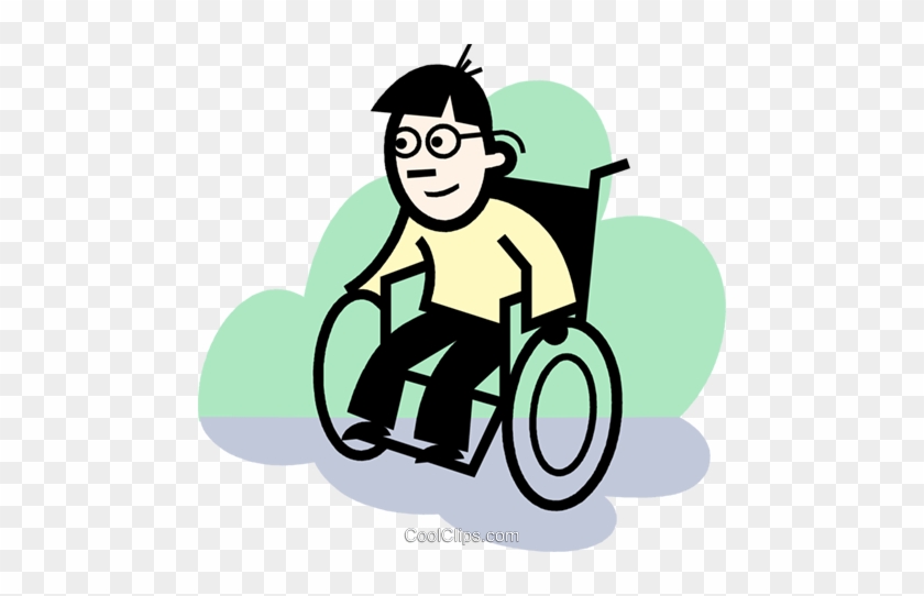 People With Disabilities Royalty Free Vector Clip Art - People With Disabilities Royalty Free Vector Clip Art #1474233
