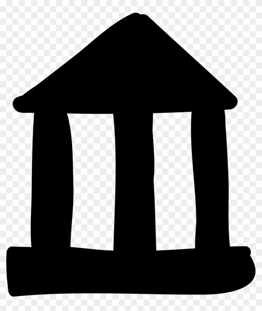 University Antique Building Shape Vector - Building #1474320