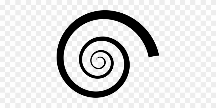 Spiral Silhouette Line Description Curve - Spiral Silhouette Line Description Curve #1474495