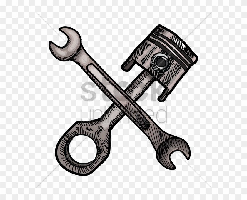 Piston Wrench Clipart Spanners Tool Clip Art - Piston Wrench Clipart Spanners Tool Clip Art #1474559