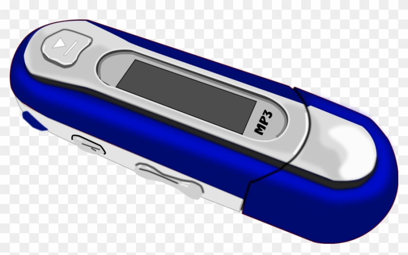 This Free Clip Arts Design Of A Blue Old Style Mp3 - This Free Clip Arts Design Of A Blue Old Style Mp3 #1474667