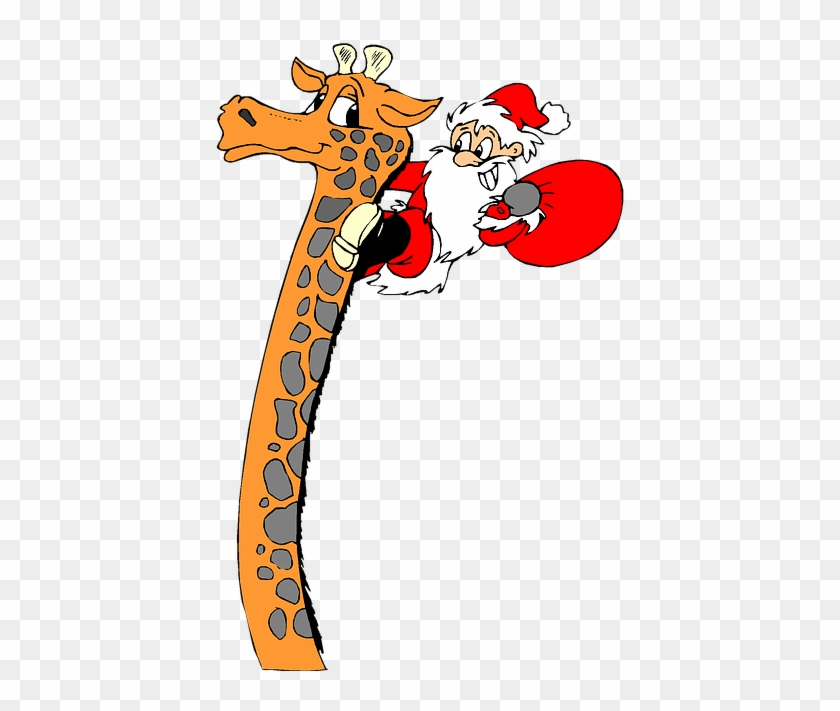 Christmas, Holiday, Clip Art, Giraffe, Funny, Gifts - Christmas, Holiday, Clip Art, Giraffe, Funny, Gifts #1474721