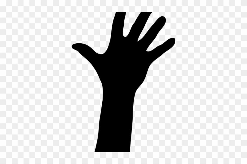 People Silhouette Clipart Raised Hand - People Silhouette Clipart Raised Hand #1474773