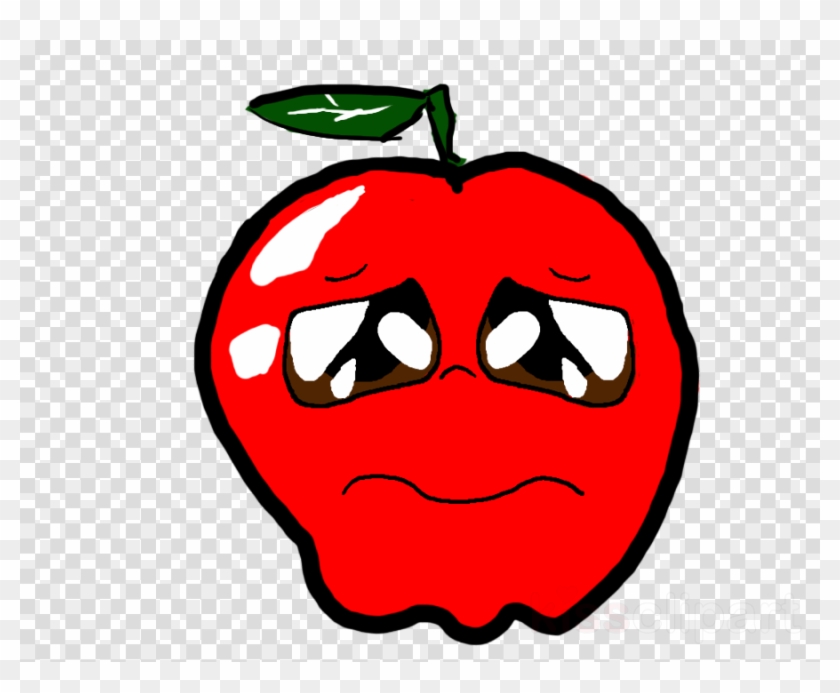 Sad Fruit Png Clipart Apple Clip Art - Sad Fruit Png Clipart Apple Clip Art #1475243