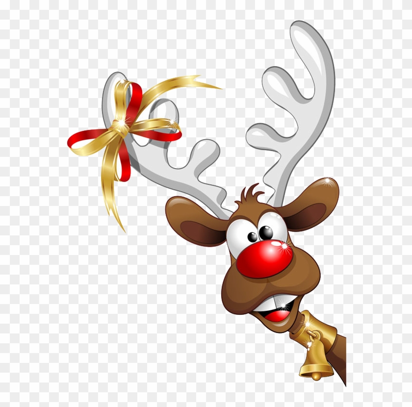 Humour Claus Christmas Santa Reindeer Png Image High - Humour Claus Christmas Santa Reindeer Png Image High #1475245