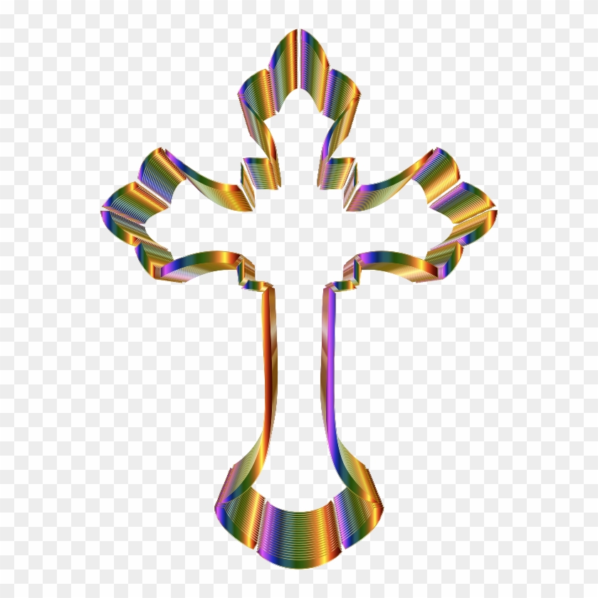 Clipart Prismatic Ornate Cross No Background Bible - Clipart Prismatic Ornate Cross No Background Bible #1476015