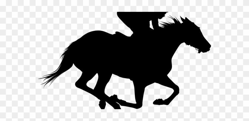 Pretentious Race Horse Silhouette Clipart Big Image - Pretentious Race Horse Silhouette Clipart Big Image #1476539