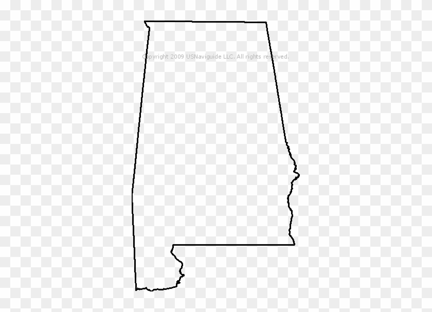 Alabama State Outline Png - Alabama State Outline Png #1477172