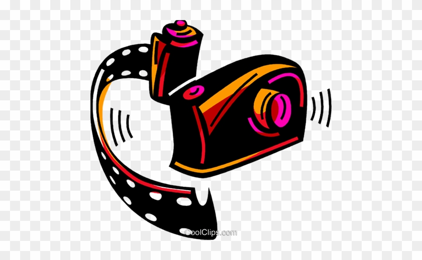 Camera And Roll Of Film Royalty Free Vector Clip Art - Camera And Roll Of Film Royalty Free Vector Clip Art #1477225