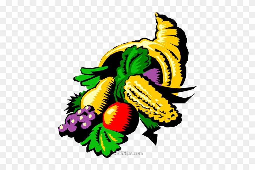 Cornucópia Com Legumes Frescos Livre De Direitos Vetores - Cornucópia Com Legumes Frescos Livre De Direitos Vetores #1477242
