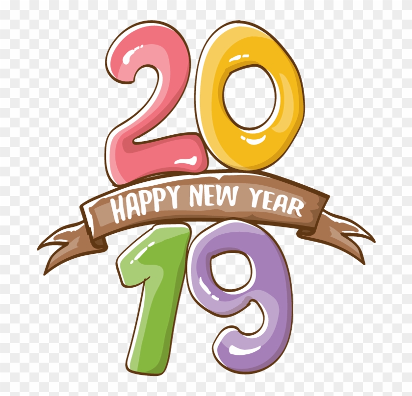 2019 Happy New Year 19 Vector - 2019 Happy New Year 19 Vector #1477348