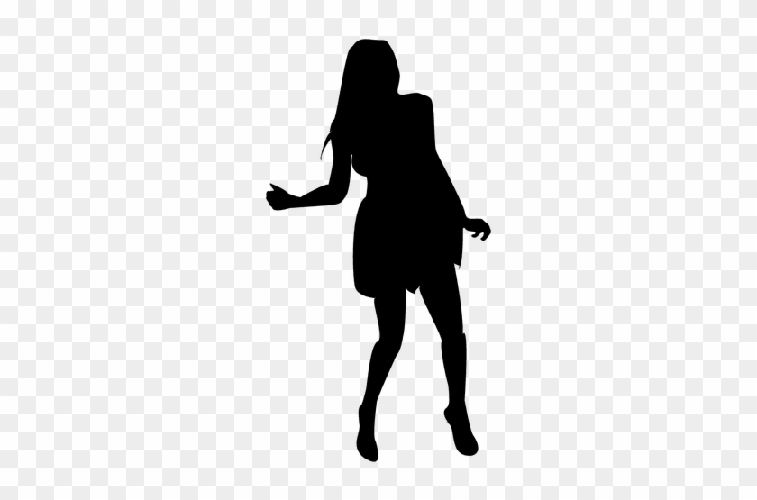 Girl Dancing Silhouette - Girl Dancing Silhouette #1478216