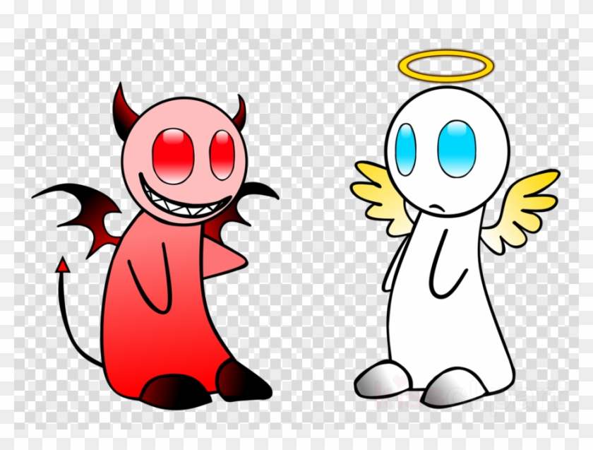 Angel Devil Png Clipart Devil Angel Clip Art - Angel Devil Png Clipart Devil Angel Clip Art #1478706