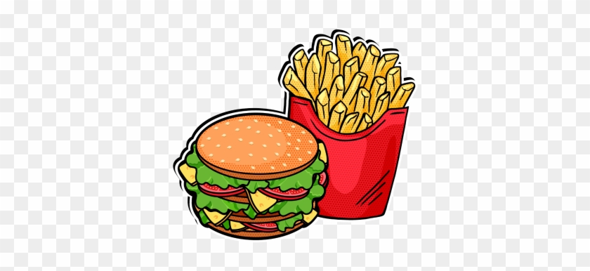Lunch Burger Fries - Lunch Burger Fries #1479058