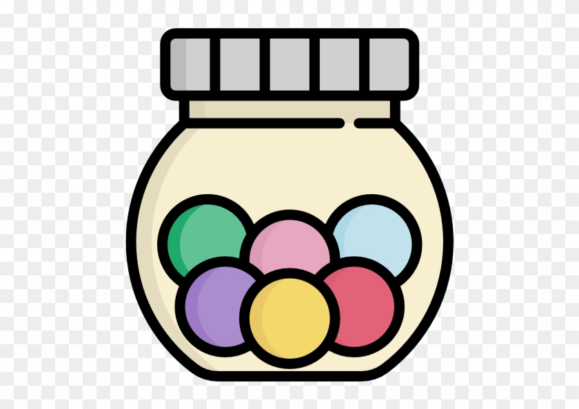 Candy Jar Free Icon - Candy Jar Free Icon #1479376