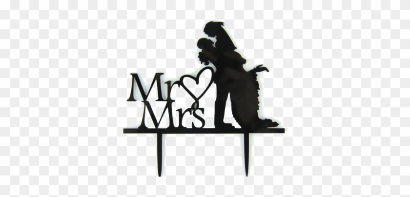 Newlyweds Wedding Cake Topper - Newlyweds Wedding Cake Topper #1479621