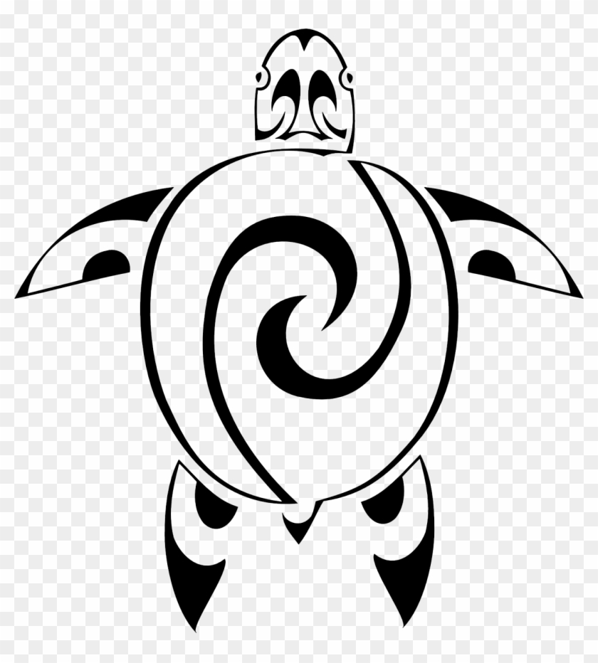 Polynesian Turtle Tattoos - Polynesian Turtle Tattoos - Free Transparent  PNG Clipart Images Download
