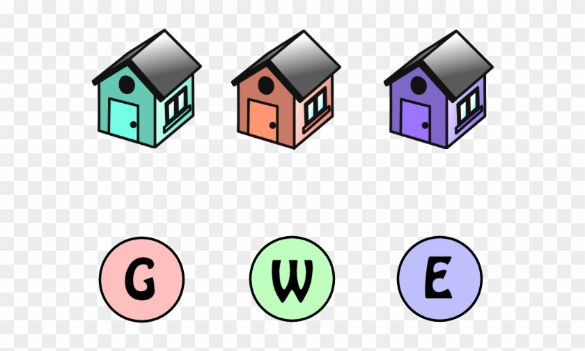 Answer To Puzzle Gas Water Electric Houses - Answer To Puzzle Gas Water Electric Houses #1480329