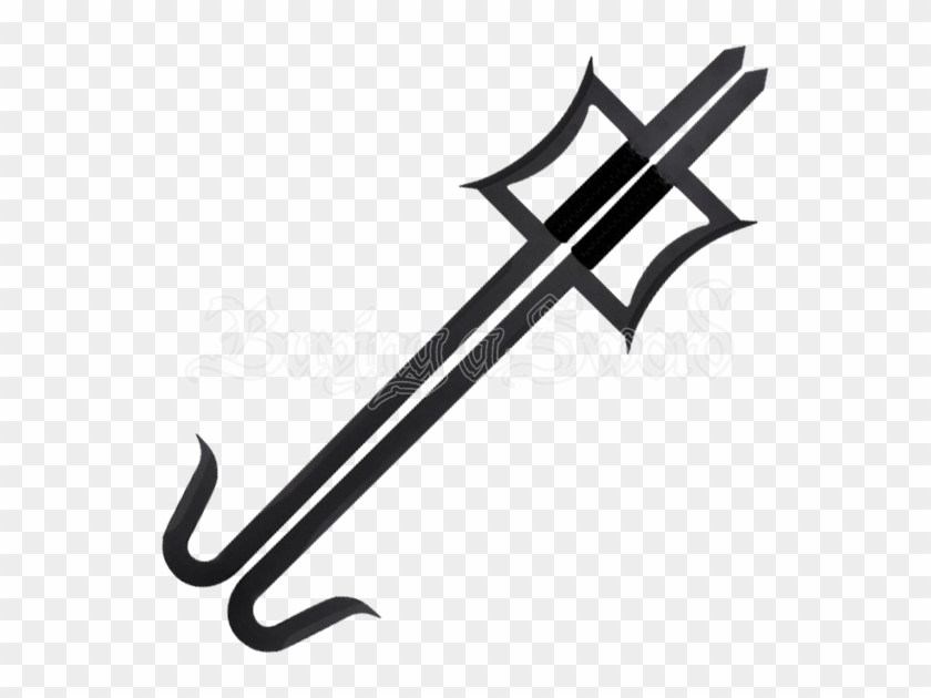 Black Chinese Hook Swords - Black Chinese Hook Swords #1481149