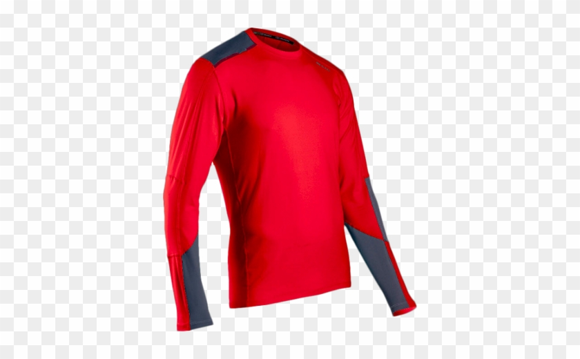 Sugoi Men's Titan Core Long-sleeve Shirt Chili Red/coal - Sugoi Men's Titan Core Long-sleeve Shirt Chili Red/coal #1481524