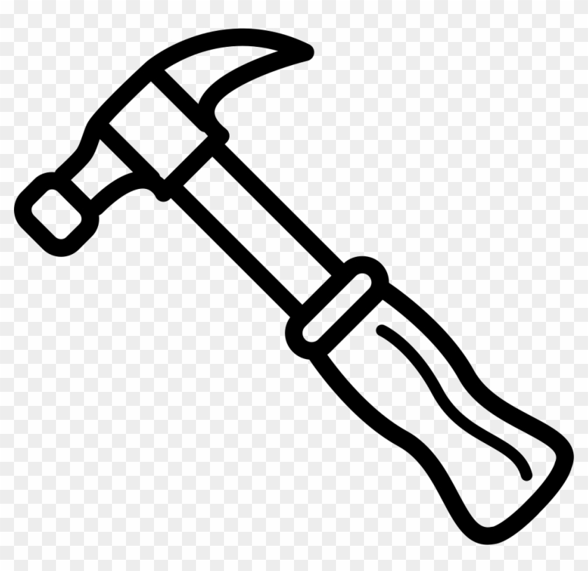 Transparent Hammer Outline - Transparent Hammer Outline #1481834
