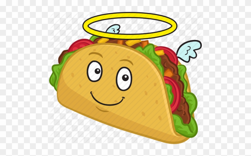 Cartoon Emoji Emoticon Smiley Taco Icon - Cartoon Emoji Emoticon Smiley Taco Icon #1481976