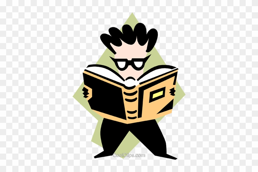 Bookworm Royalty Free Vector Clip Art Illustration - Bookworm Royalty Free Vector Clip Art Illustration #1482227
