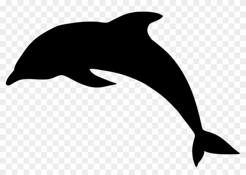 Free Dolphin Clip Art Dolphin Jump Silhouette Free - Dolphin Silhouette Png #231052
