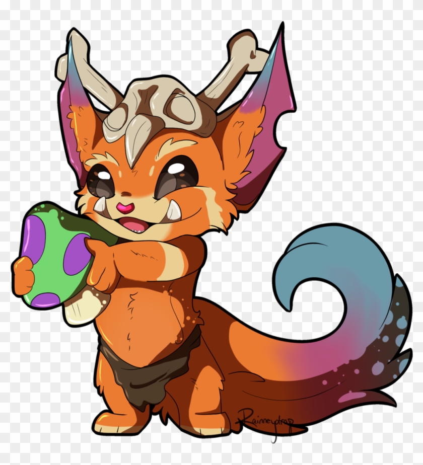 Cute Gnar By Modestas69 Cute Gnar By Modestas69 - League Of Legends Chibi Gnar #231167