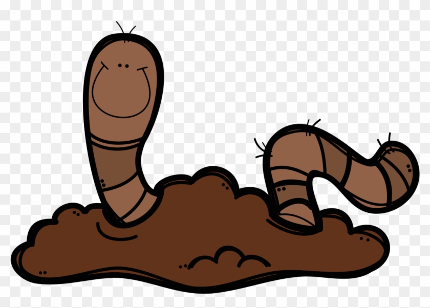 5 Science - Dirt Worms Clip Art #231213