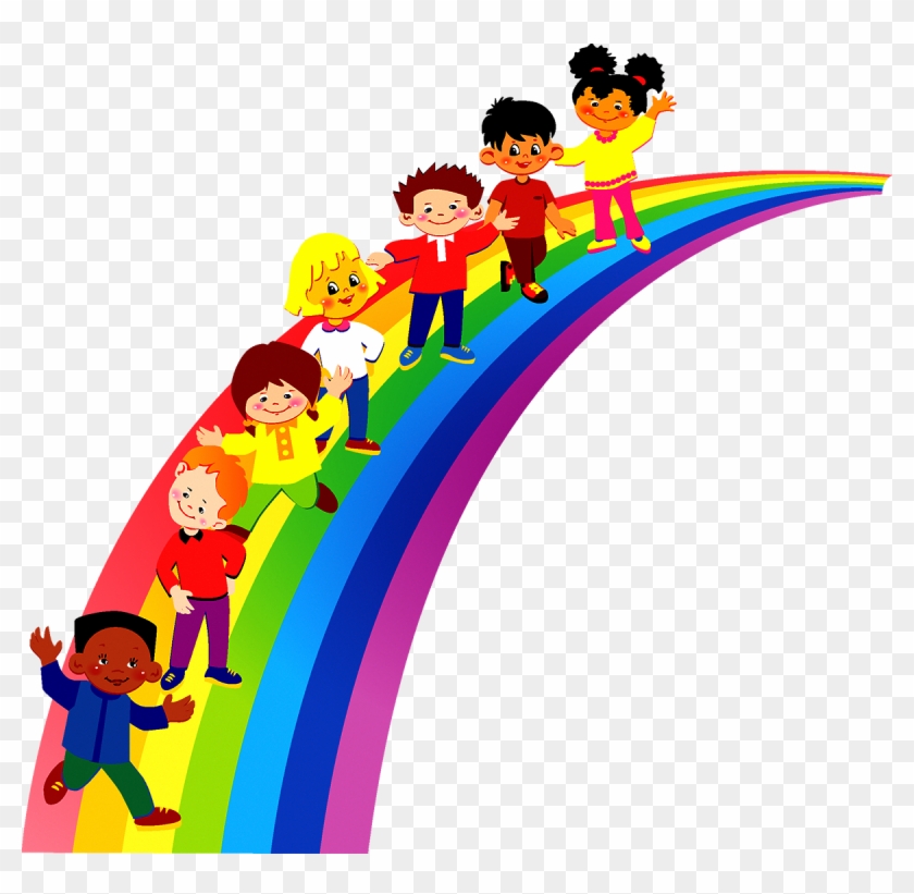 Pre-school Kindergarten Information Clip Art - Sparkling Rainbows Coloring Book: For Kid's Ages 4 #231266