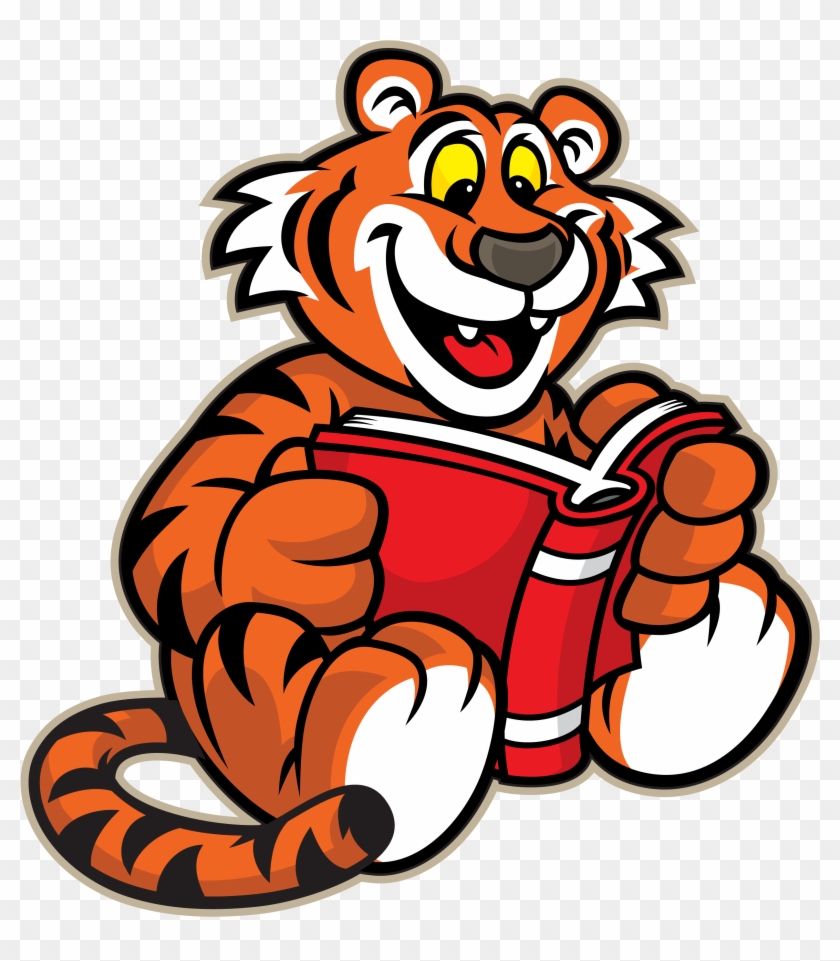 I Am Excited To Be Working As A Member Of The Tumalo - Tiger Reading A Book Clipart #231370