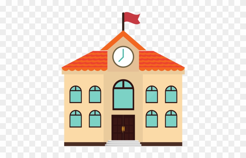 School Building Icon - School Building Vector Png #231450