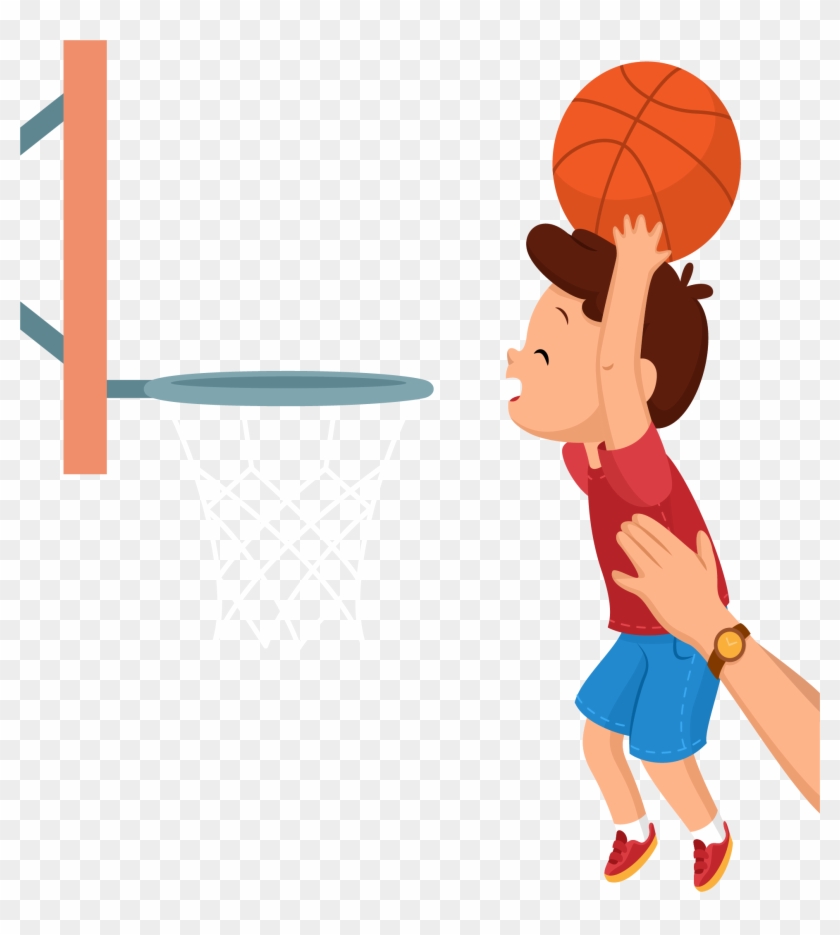 Basketball Backboard Clip Art - Child #231615