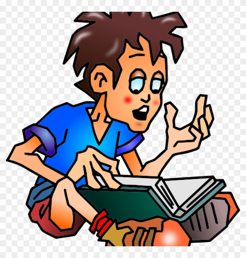 Student Reading Clipart Education Student Reading Clip - Come Ritrovare La Voglia Di Studiare #231681