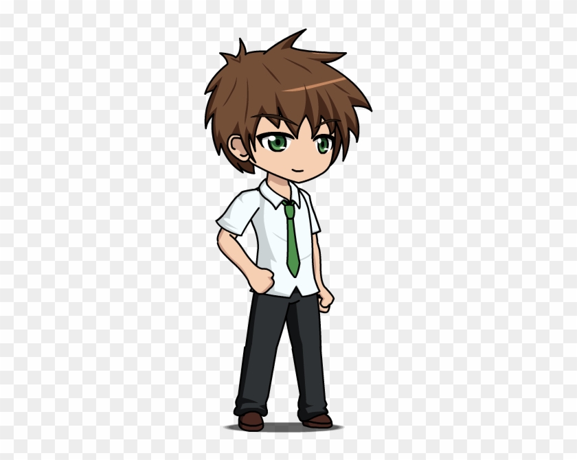 Photo School Boy In The Album Anime Gacha Chibis By - Boy Clip Art Anime #232058