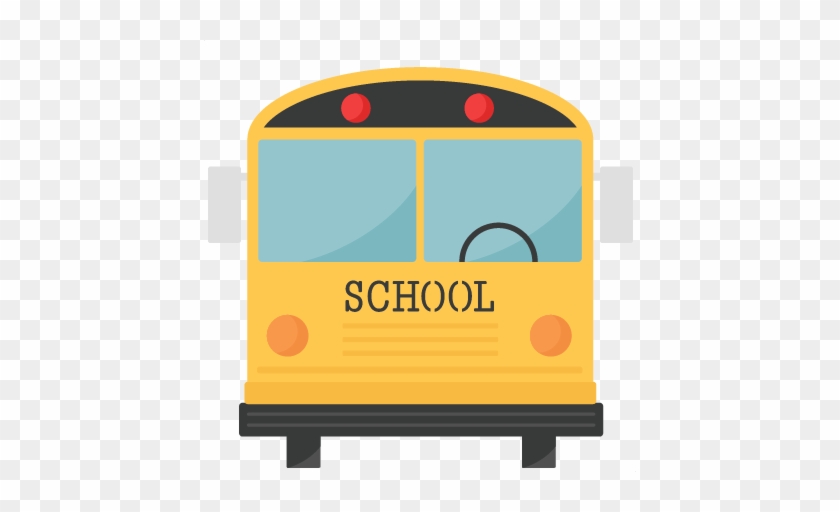 School Bus Svg Scrapbook Title School Svg Cut Files - School Bus Back Clipart #232061