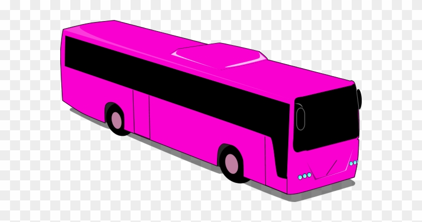 Pink Bus Clip Art - Bus Png Pink #232070