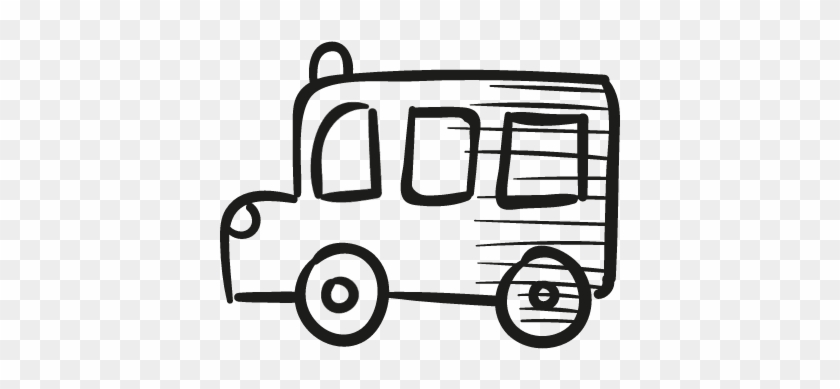 Draw School Bus Vector - Bus How To Draw A School #232090